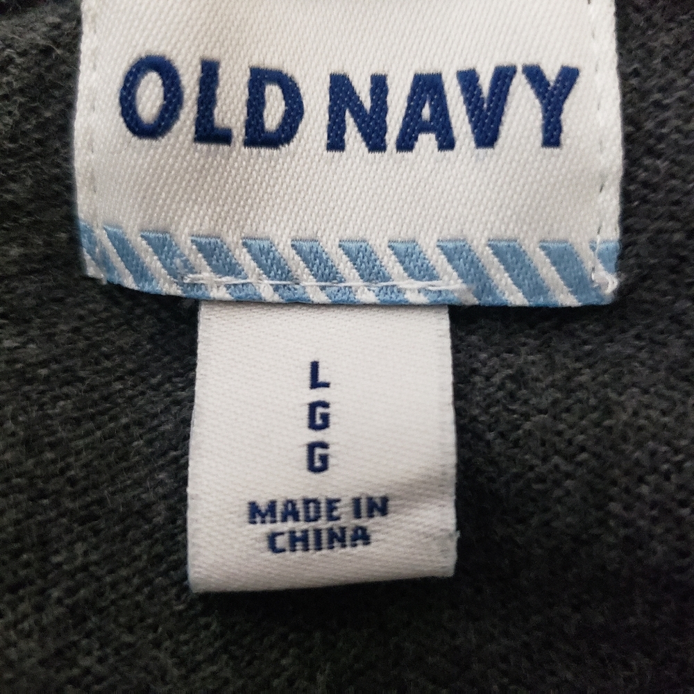 Old Navy Men's V-Neck, Long Sleeve Sweater Sz L - Picture 5 of 6